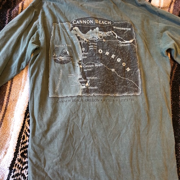 Green long sleeve t-shirt - Picture 2 of 2